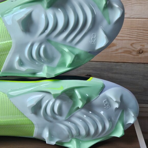 New Nike Vapor Edge Pro 360 2 Football Cleats Grey Green Mens Size 16 DA5456-004 - Picture 15 of 15